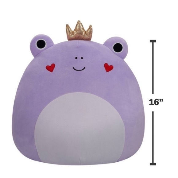 *NWT* Squishmallows 16 inch Francine Purple Frog - Picture 15 of 15